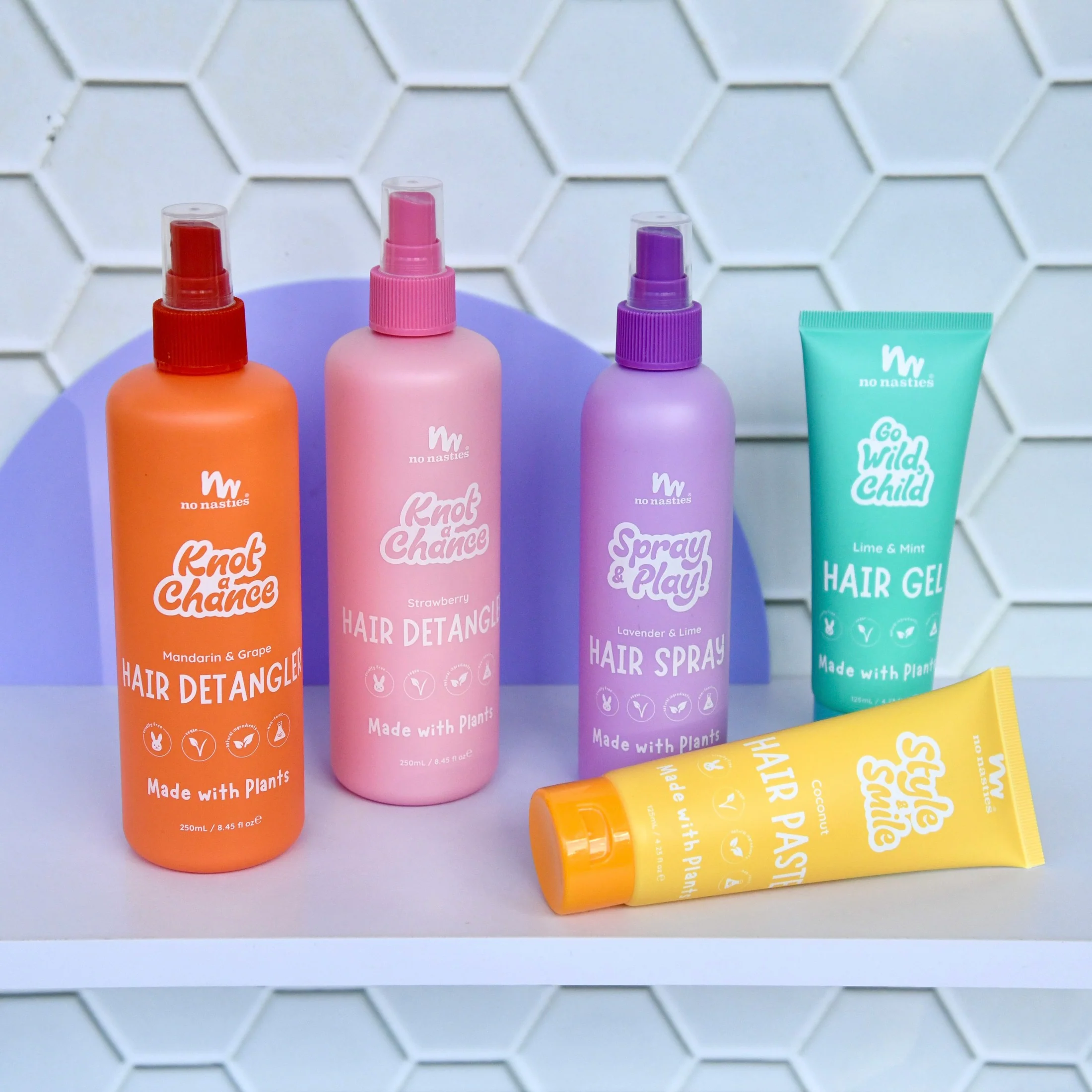 No Nasties Kids Plant Based Hair Gel In Zesty Lime And Fresh Mint - Image 7